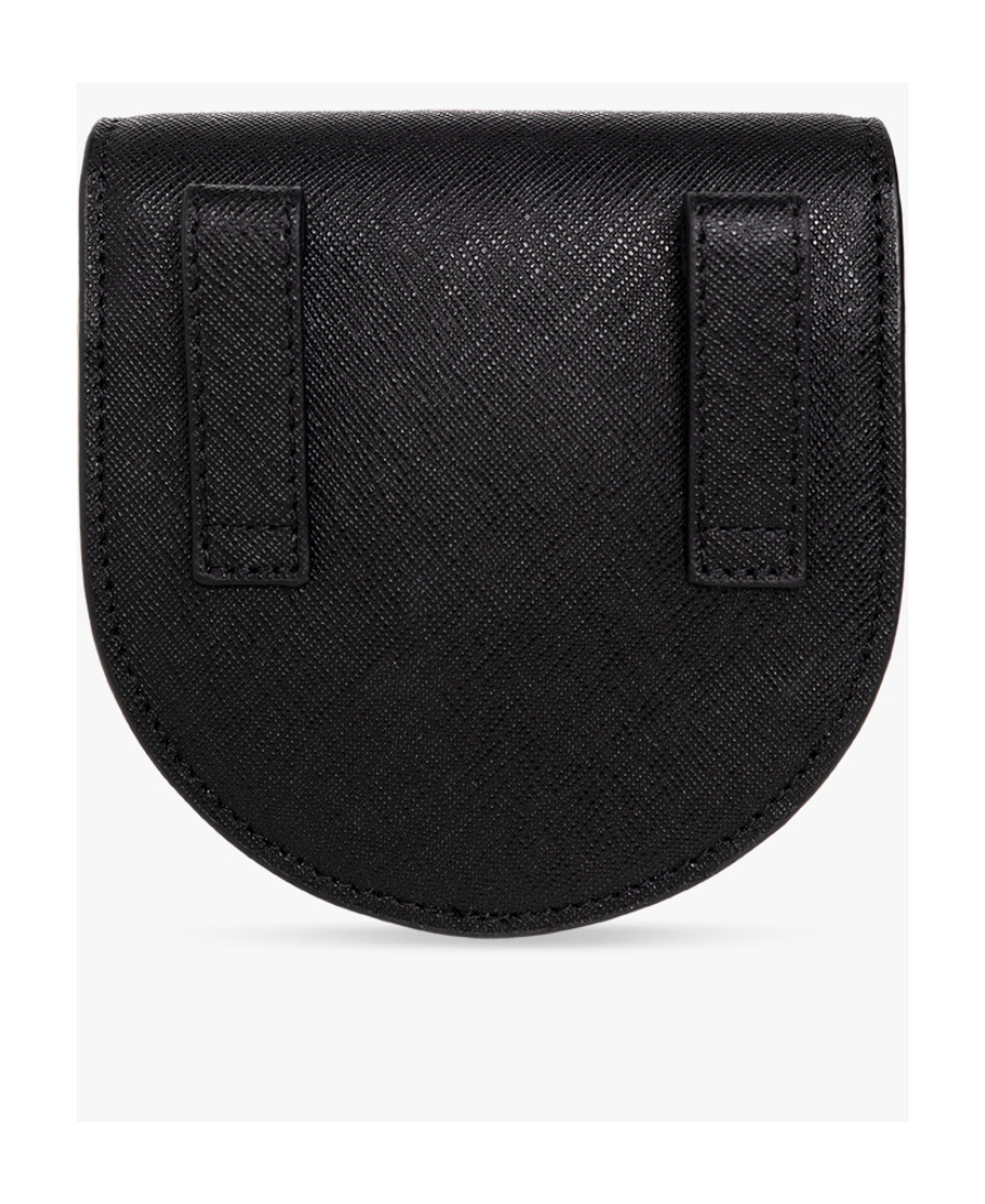 Vivienne Westwood Half Moon Crossbody Saddle Bag In Black