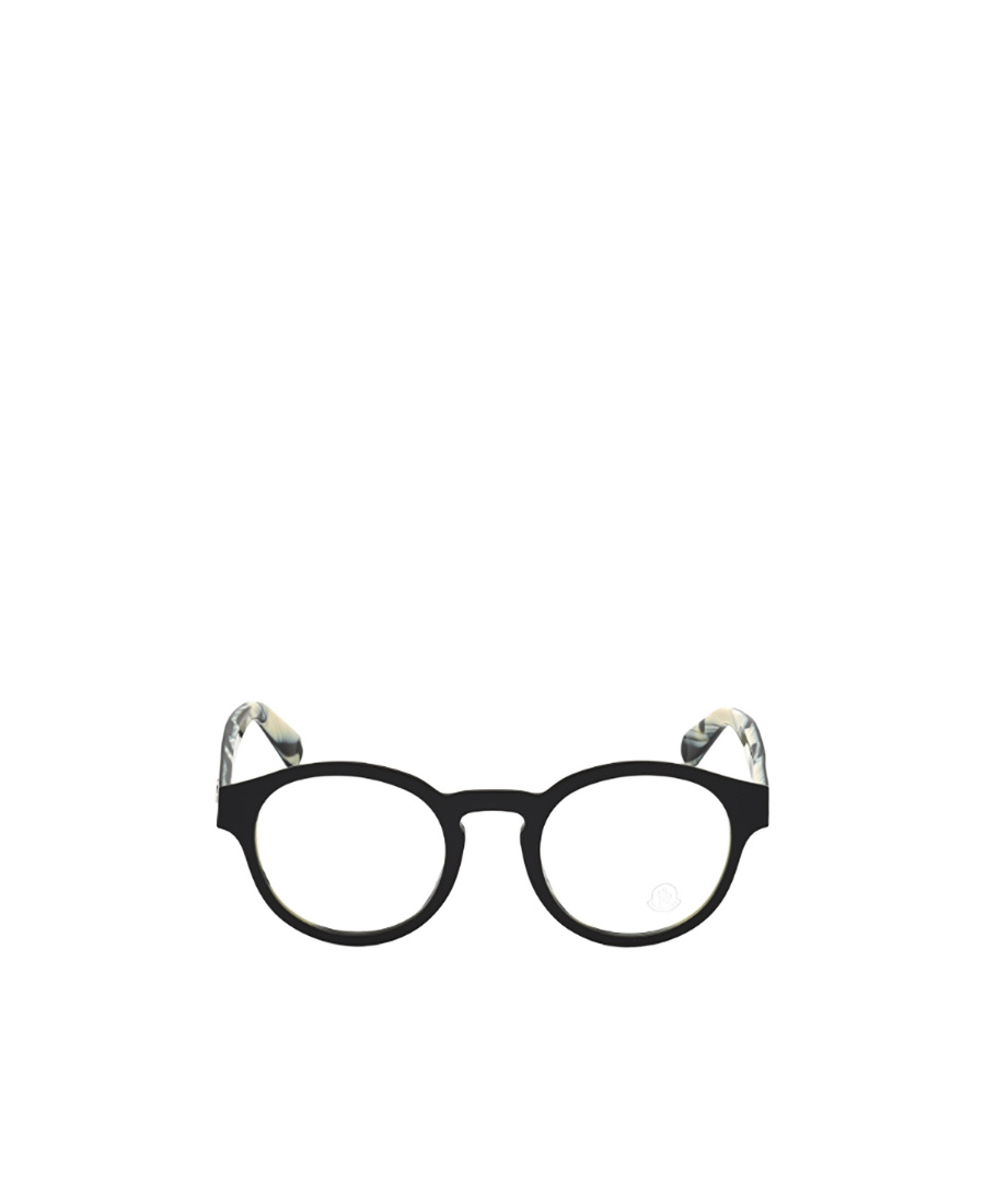 Moncler Ml5122 Round-frame Optical Glasses In Black