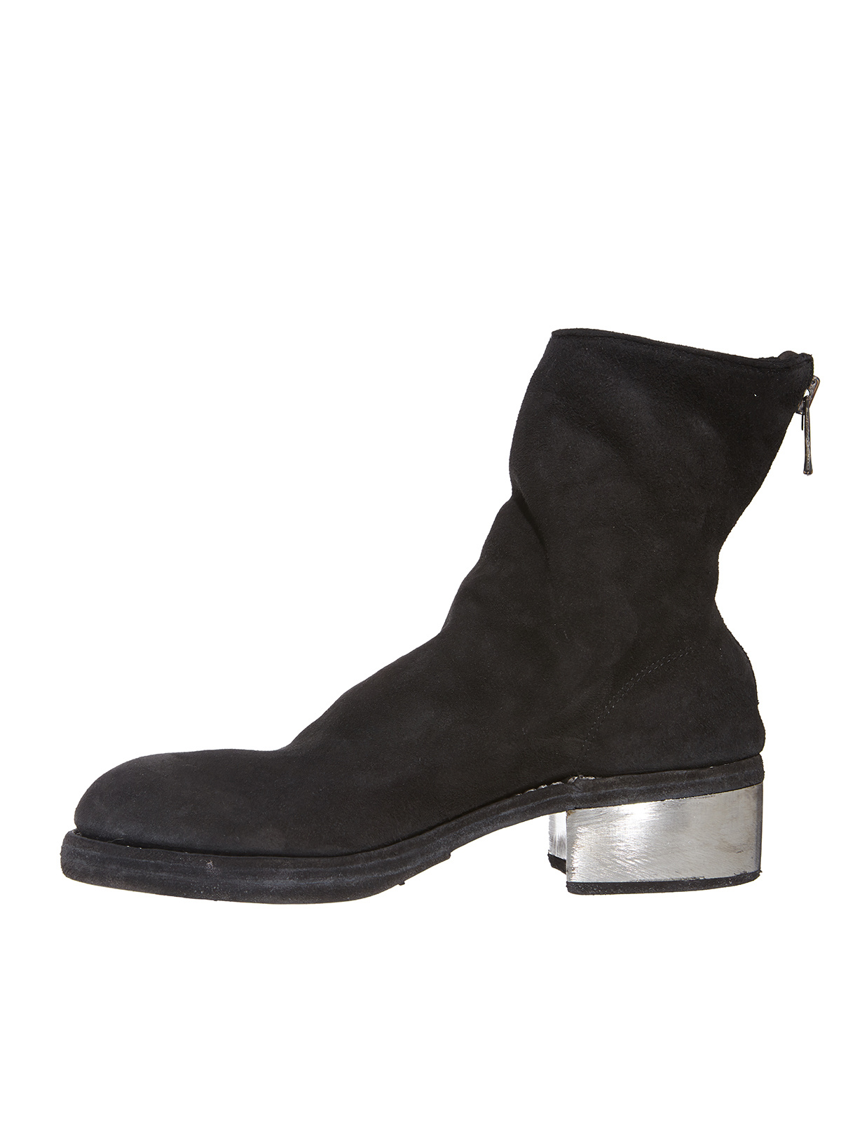 Guidi Women's Boots With Back Zip In Black