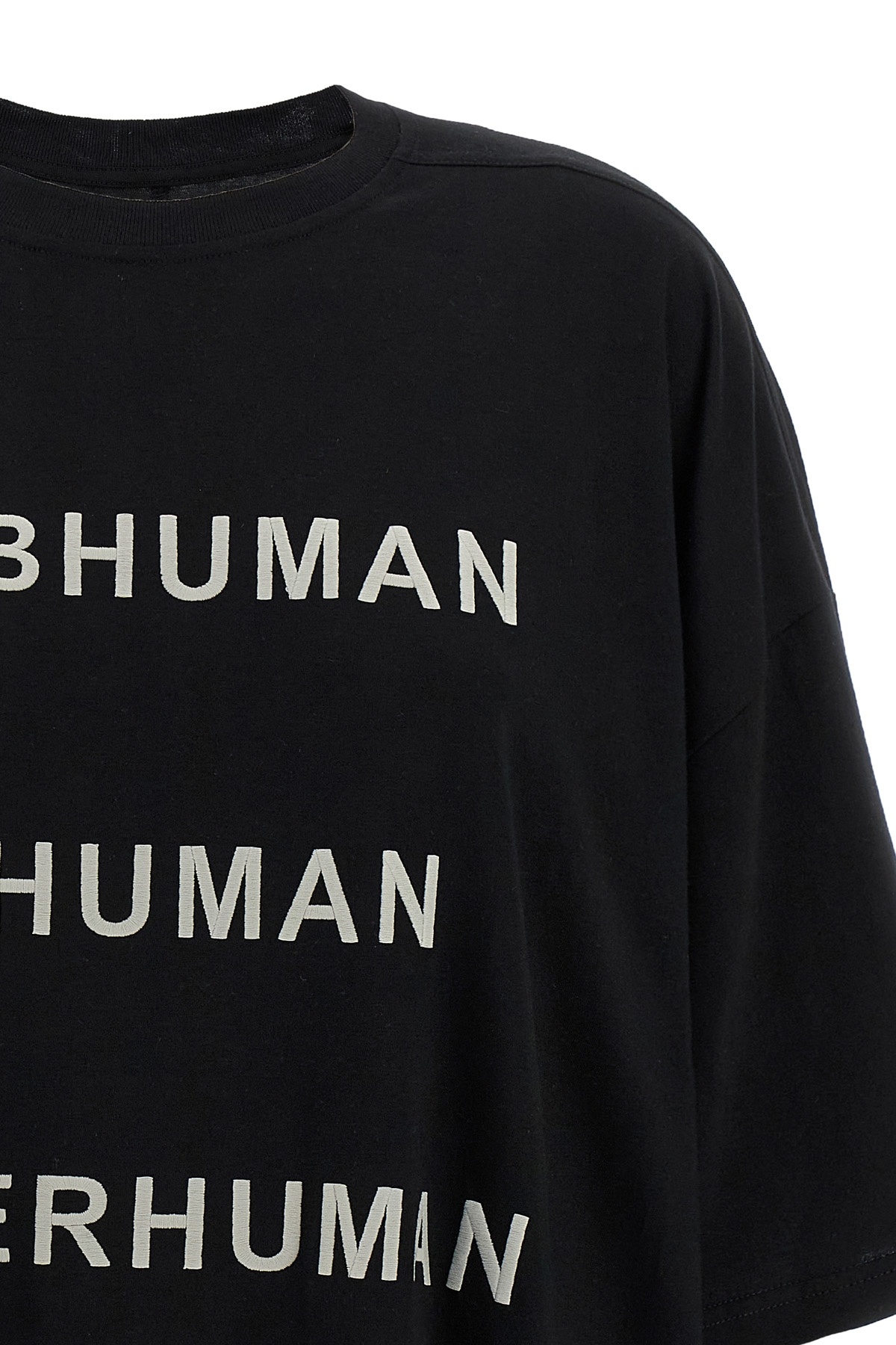 Rick Owens Champion X Owens Crew Neck Graphic T-shirt In Black