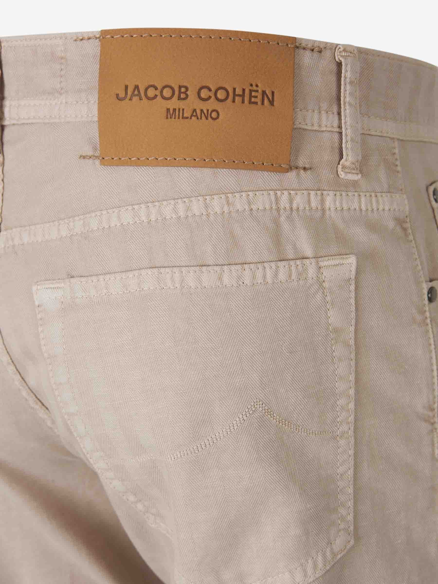 Jacob Cohen Belt-loop Jeans In Nude