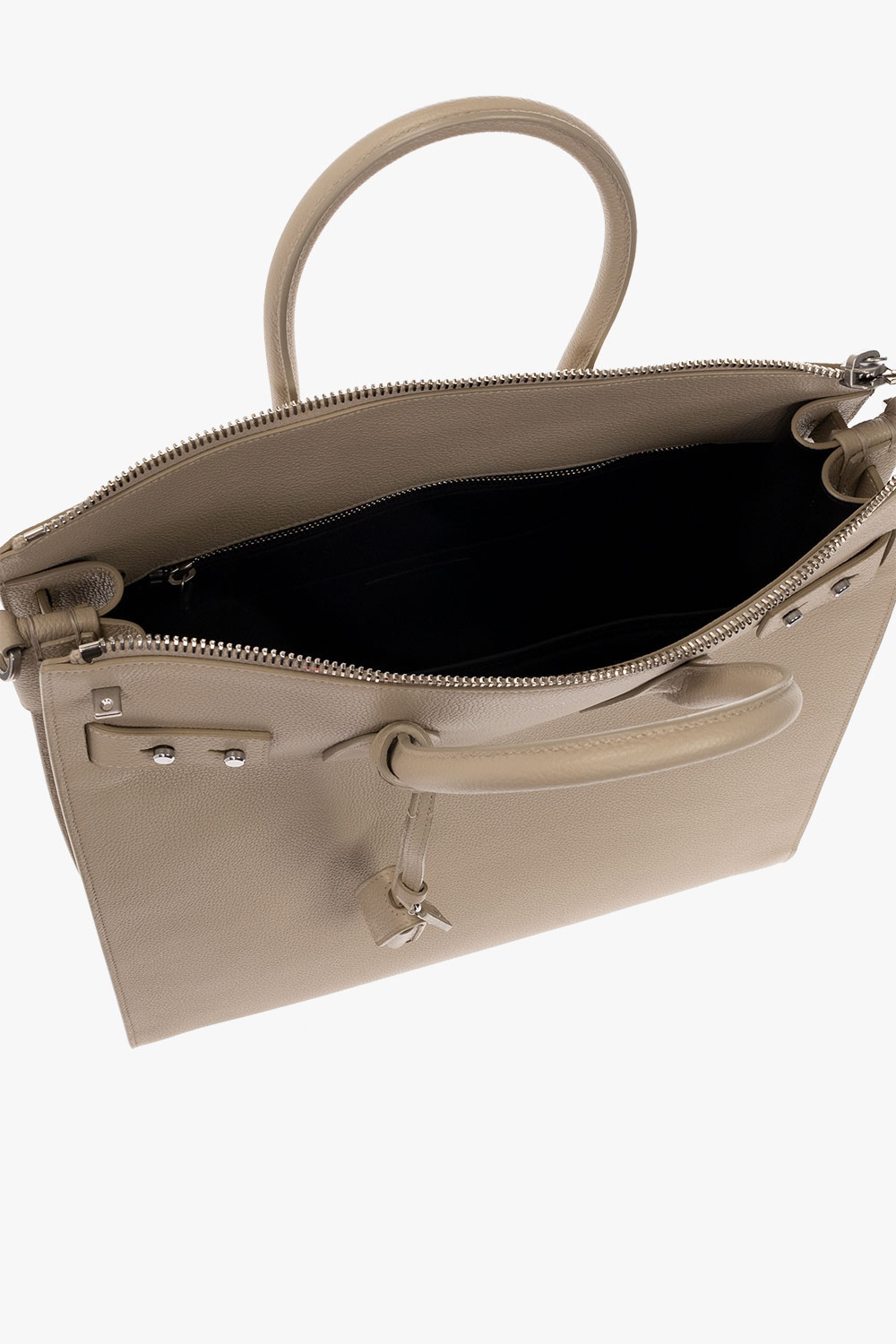 Saint Laurent Sac De Jour North/south In Grained Leather In Nude