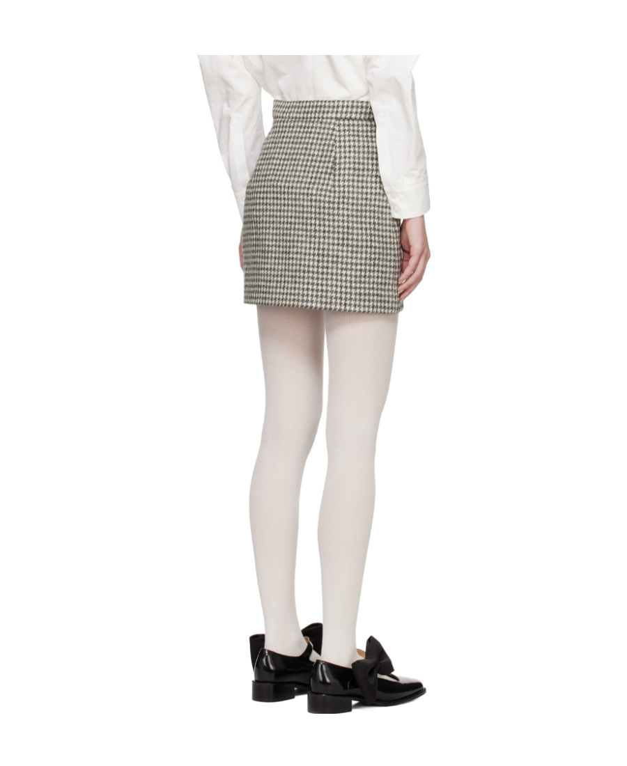 Kimhēkim Emblem Skirt In White