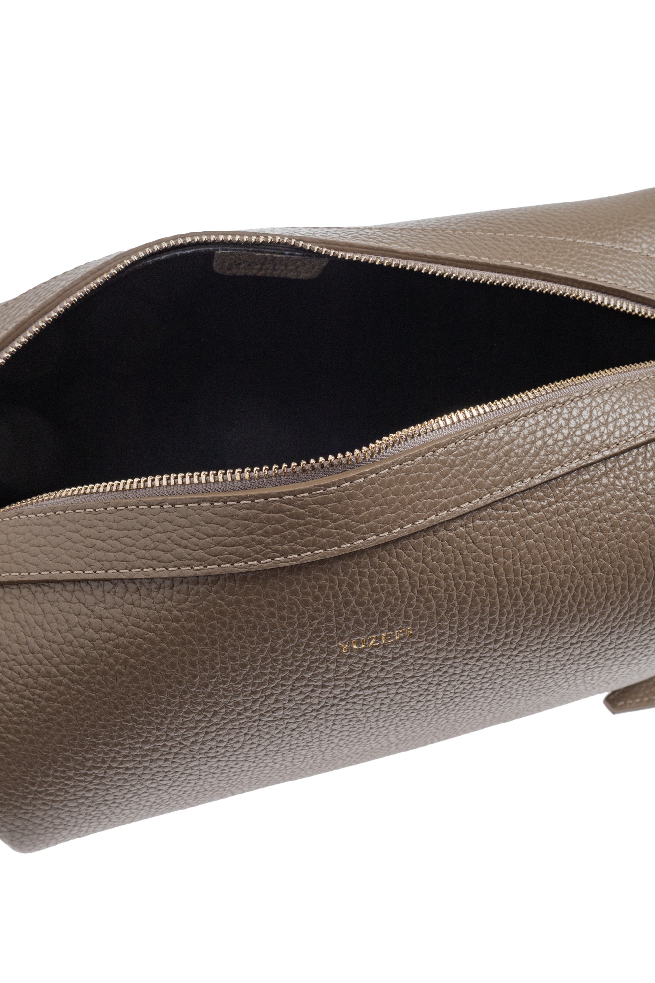 Yuzefi Brioche Pouch Tote Bag In Brown
