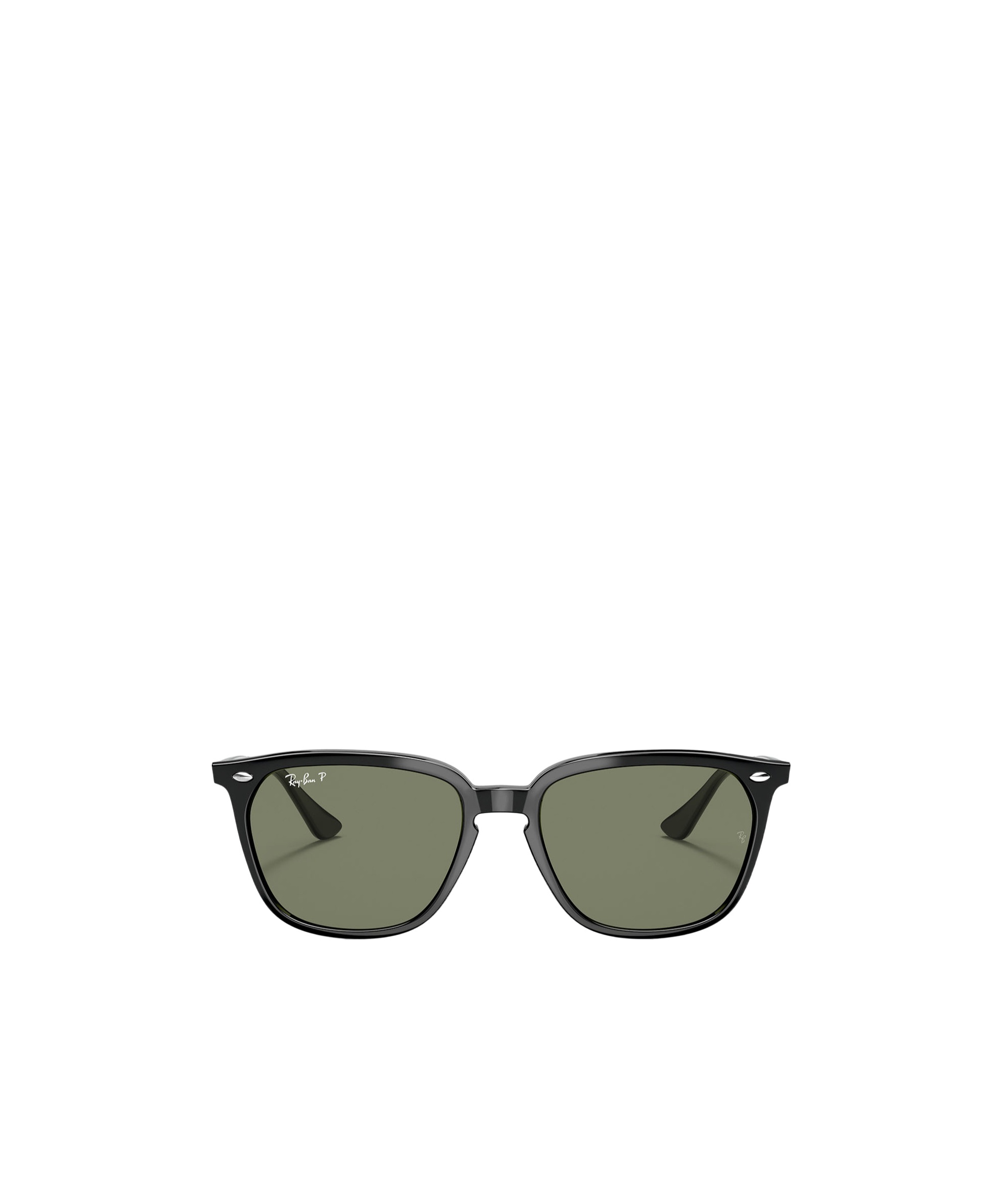 Ray Ban Round Tinted Sunglasses In Green