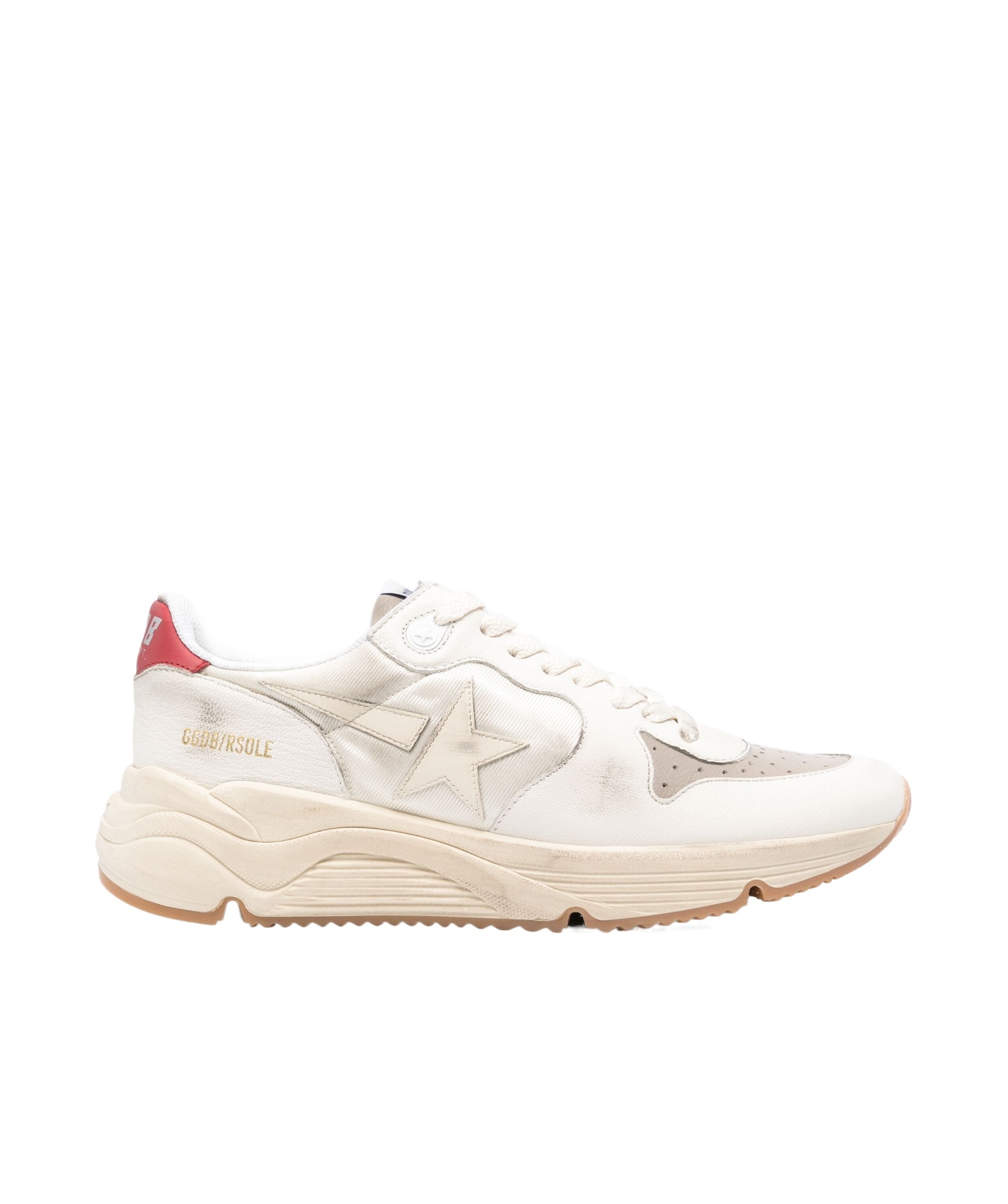 Golden Goose Running Sole Sneakers In White