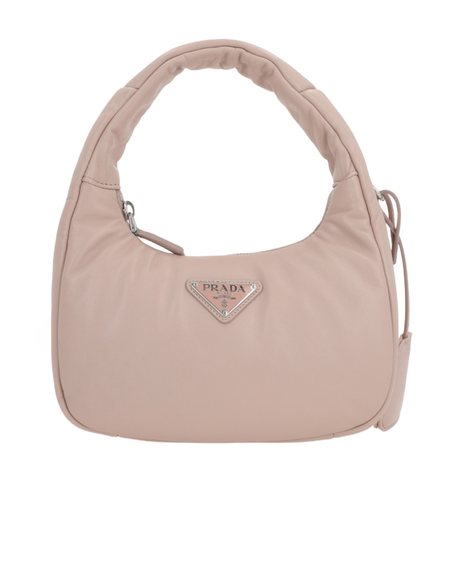 Shop Prada Padded Tote Bag In Nude