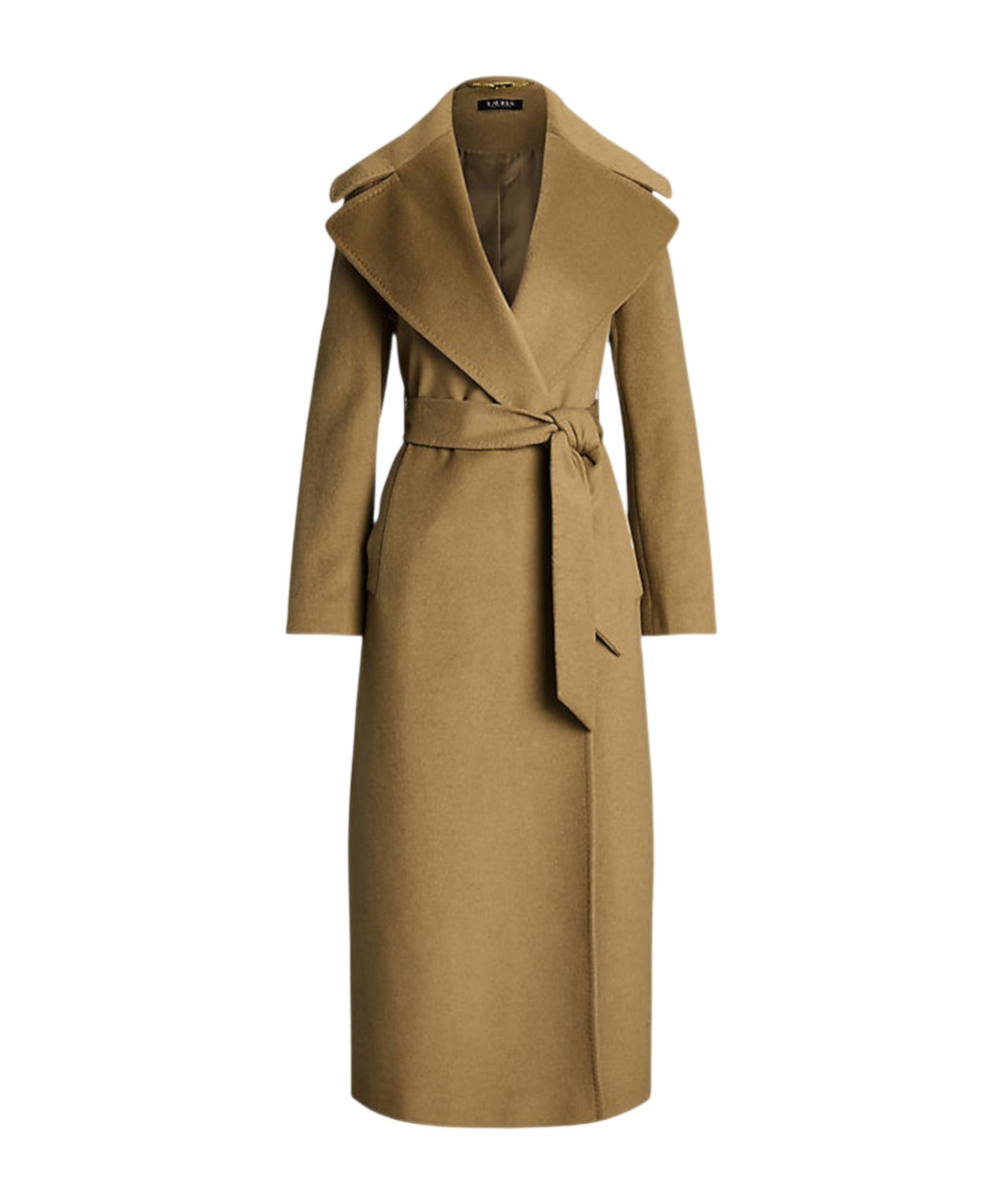 Polo Ralph Lauren Long-sleeved Coat In Brown