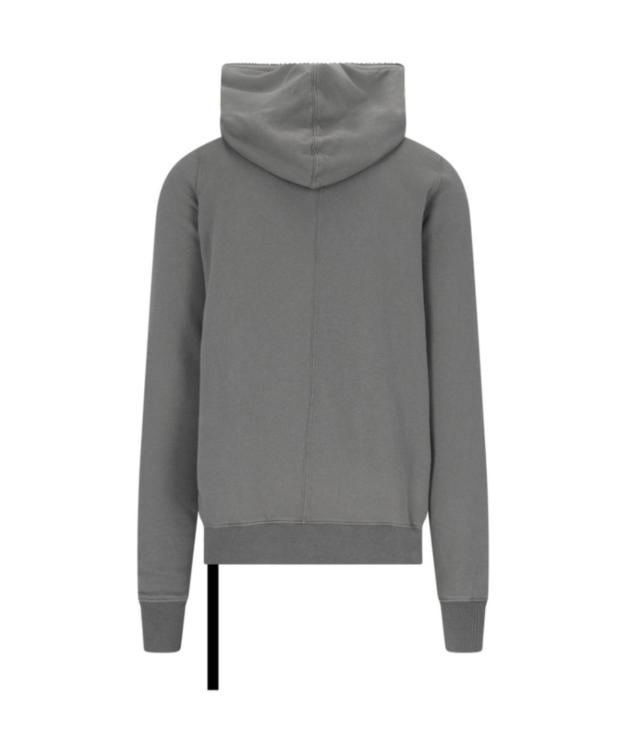 Rick Owens Drkshdw Gimp Cotton Hoodie In Gray