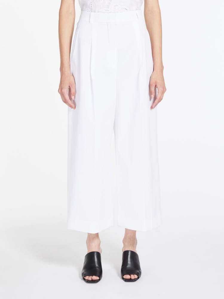 MAX MARA HIGH-WAISTED WIDE-LEGGED TROUSERS 