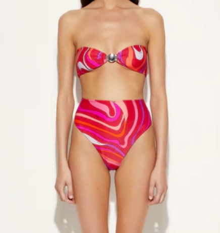 Emilio Pucci Iride-print Bikini Top