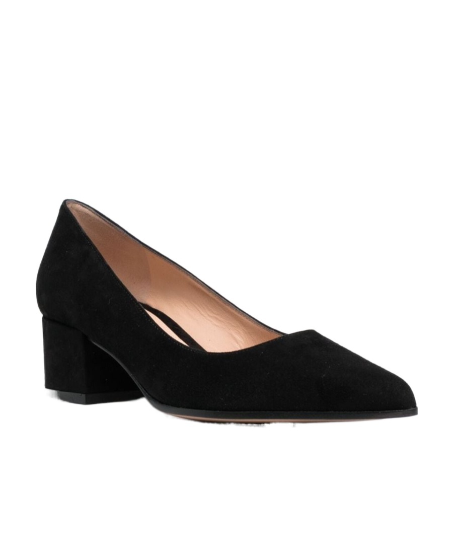 Gianvito Rossi Piper Pump 45 Suede Pumps In Black