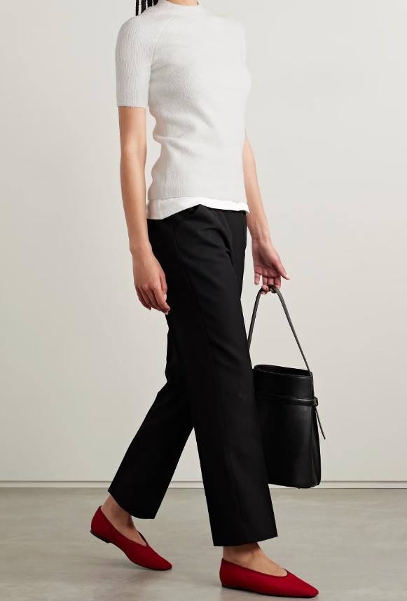 Totême Terry Knit T-shirt In White