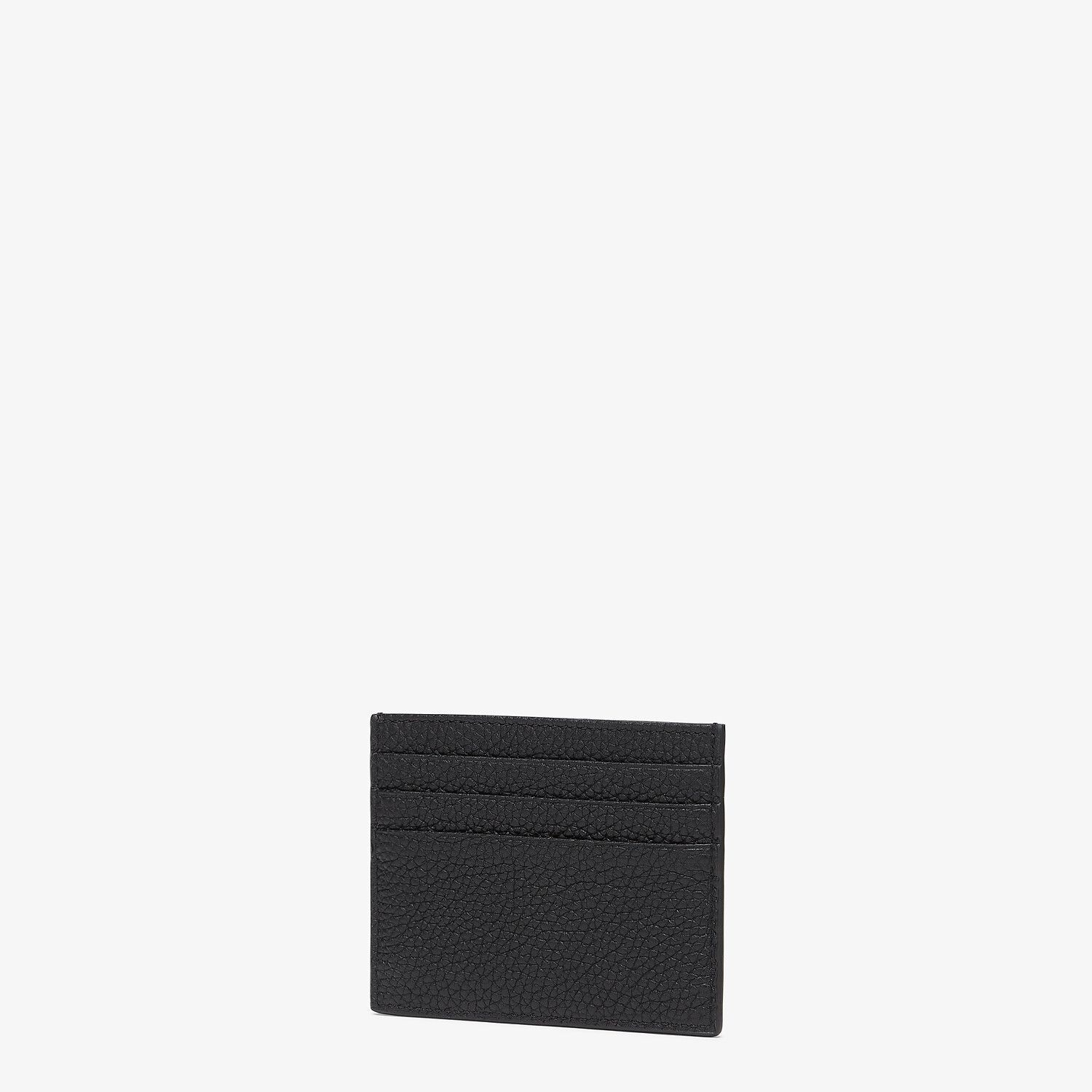 Shop Fendi Black Leather Card Holder