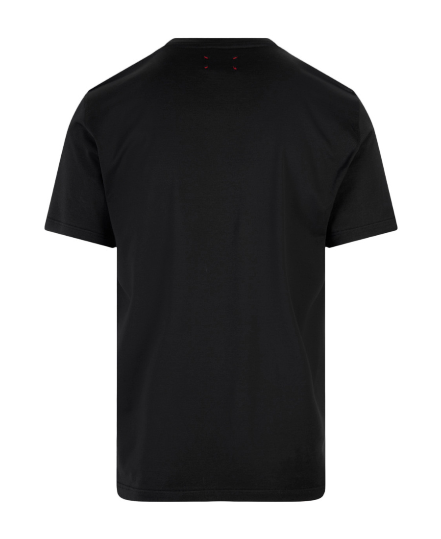 KITON EMBROIDERED-LOGO COTTON T-SHIRT
