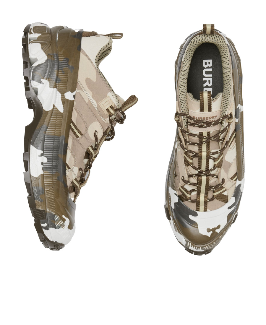 Burberry Arthur Low-top Sneakers In Multicolor