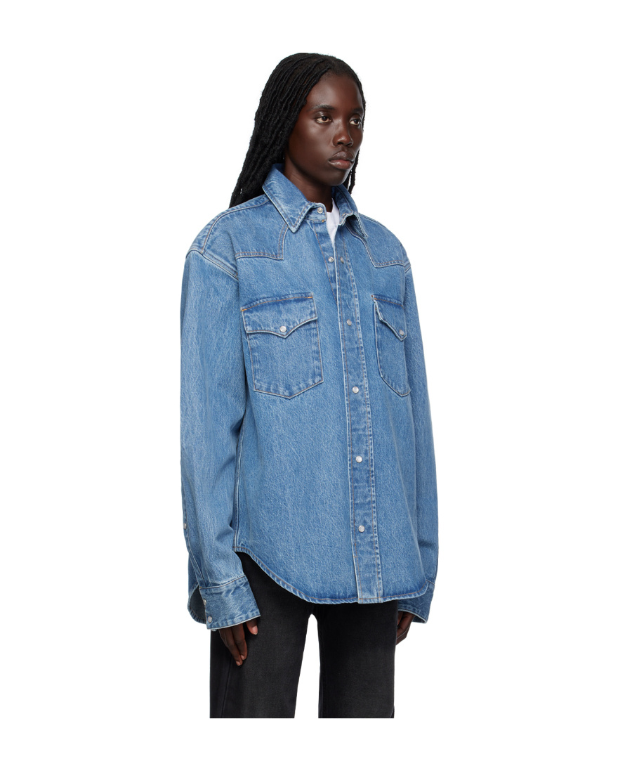 VTMNTS LONG-SLEEVED DENIM SHIRT 