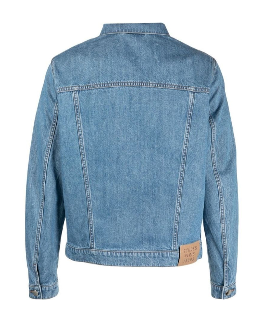 Etudes Studio Organic Cotton Denim Jacket In Blue