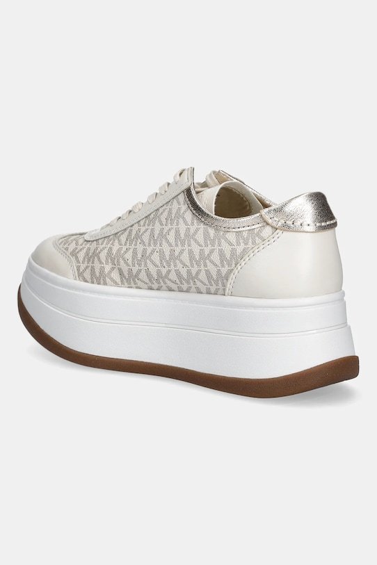 Michael Kors Round Toe Low-top Casual Shoes In White
