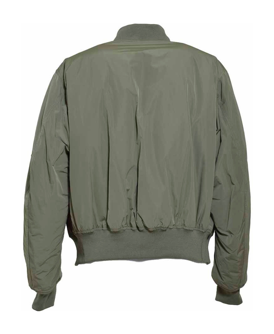 ASPESI LOGO-PRINT BOMBER JACKET