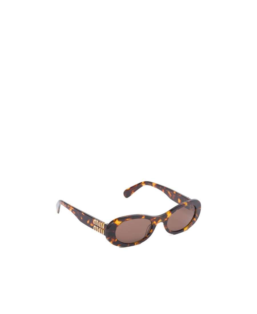 Miu Miu Miu Glimpse Sunglasses In Brown