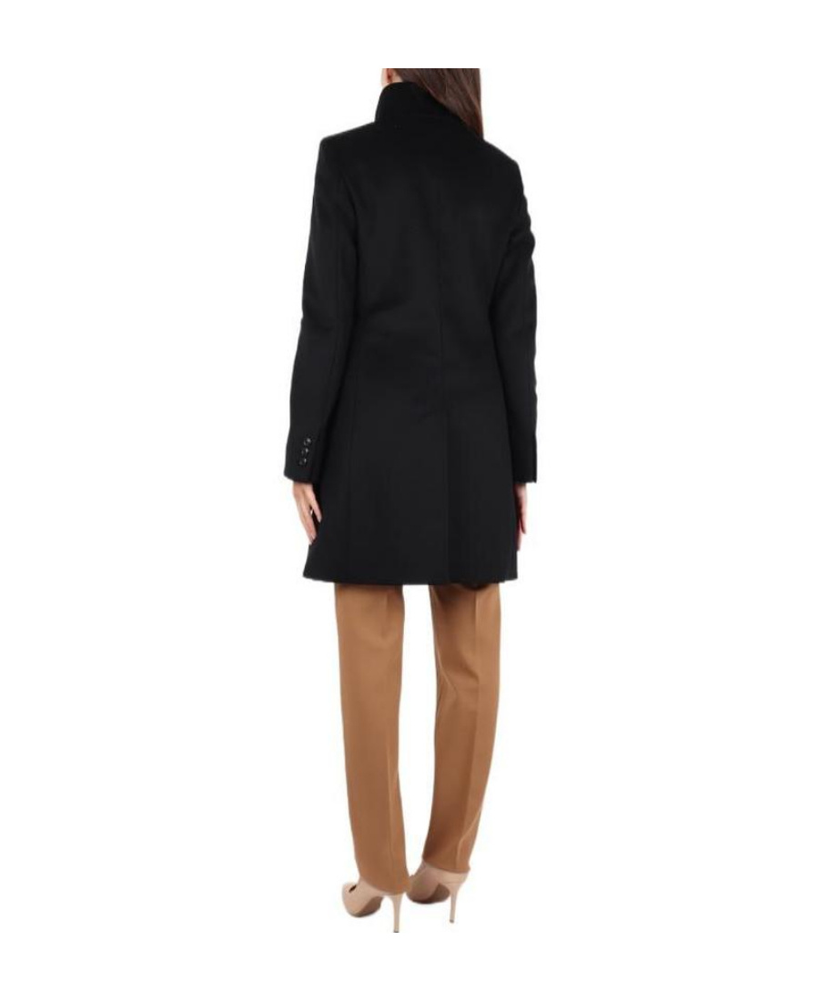 Max Mara Wool Coat In Black