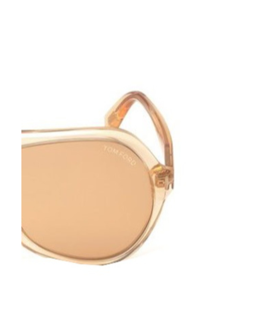 Tom Ford Colored Lens Round Sunglasses [tinted Lens Round Sunglasses] In Nude