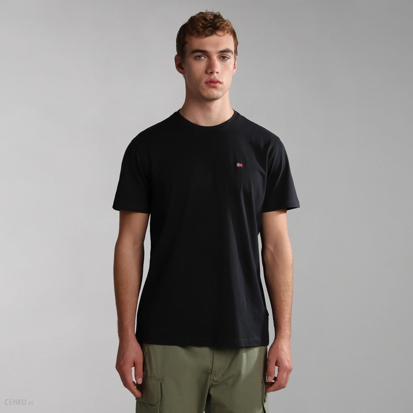 Napapijri Salis Ss Sum Stormy Weat G1y In Black