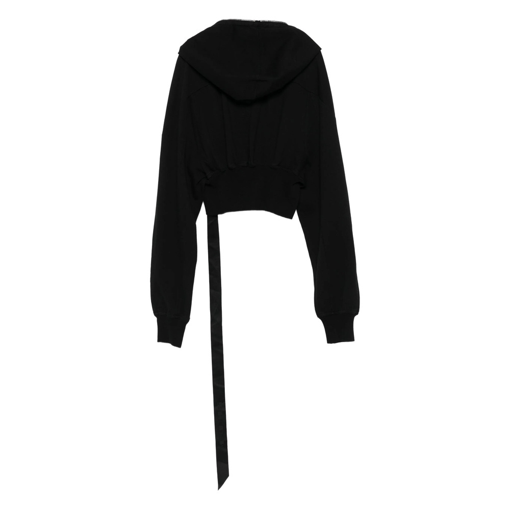 Rick Owens Drkshdw T-shirt Collage Gimp Hoodie In Black