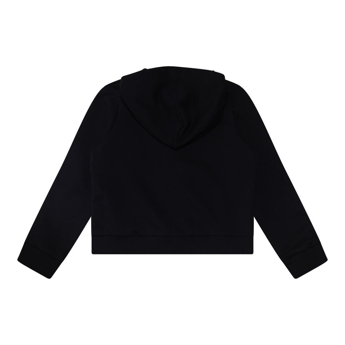 Chloé Logo-embroidered Organic Cotton Hoodie In Black