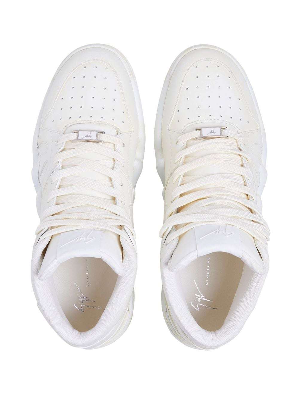 Giuseppe Zanotti Talon High-top Sneakers In White