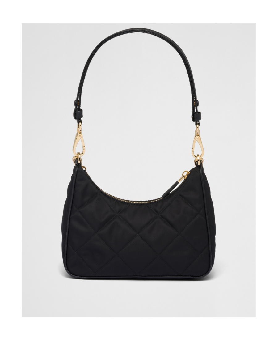 Prada Re-edition 1995 Chaîne Re-nylon Mini-bag In Black