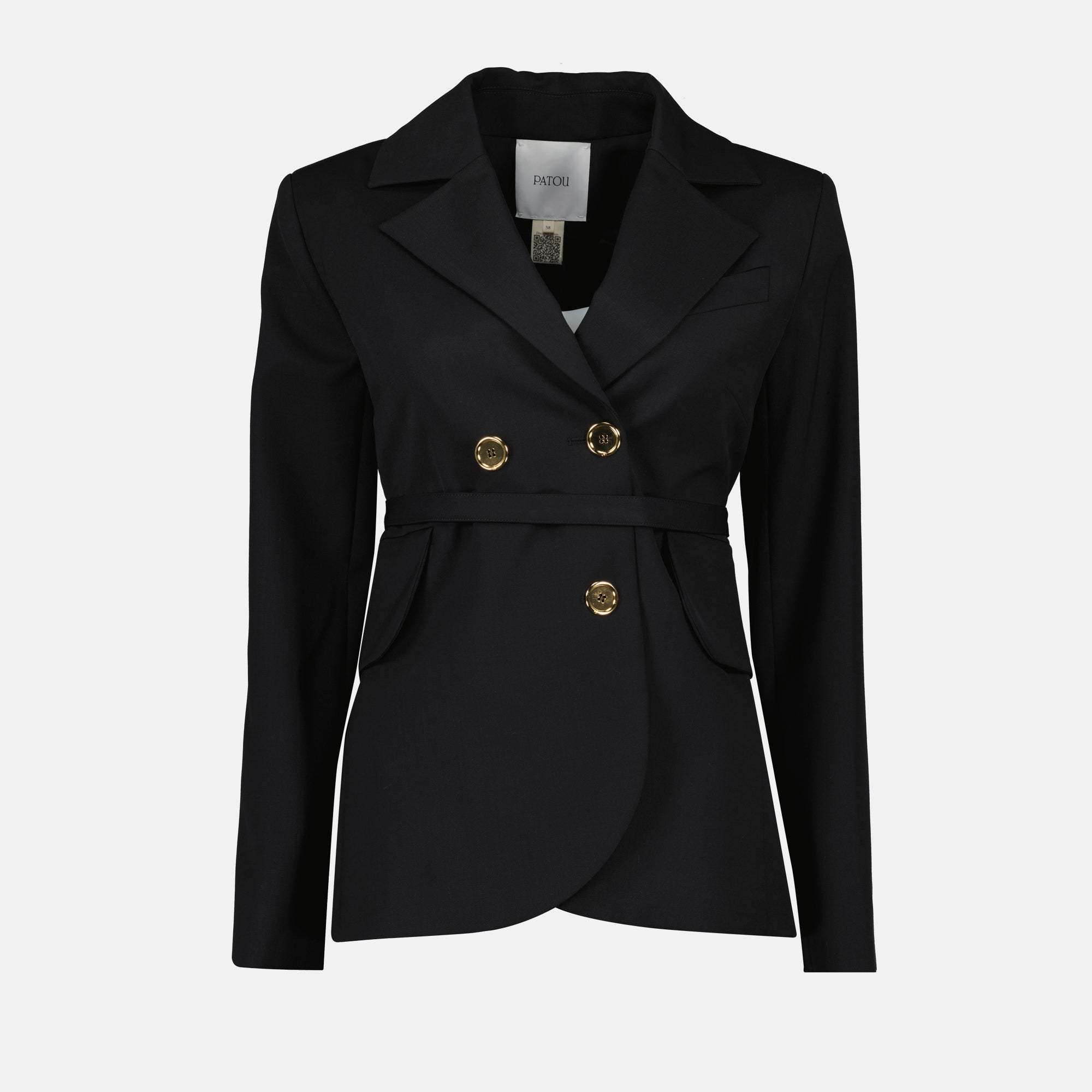 Patou Long Sleeve Jacket In Black