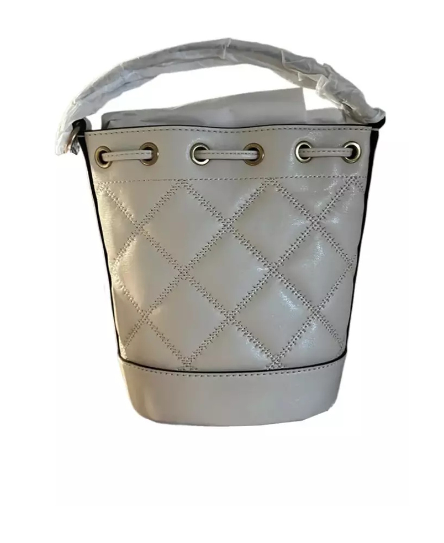 TORY BURCH RHOMBUS DRAGLINE BUCKET SHOULDER BAG