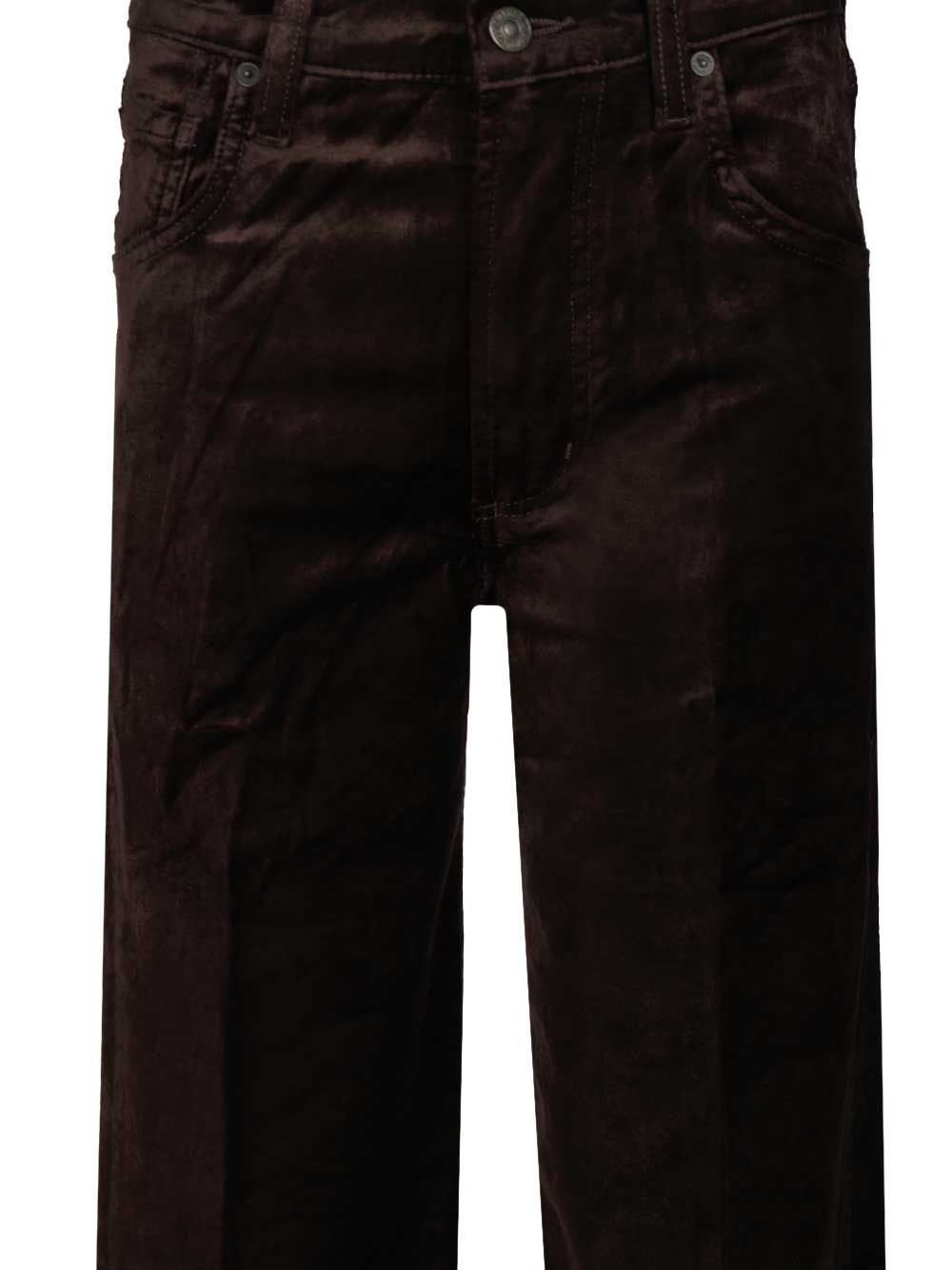 Citizen Of Humanity Belt Loop Casual Pants In Brown