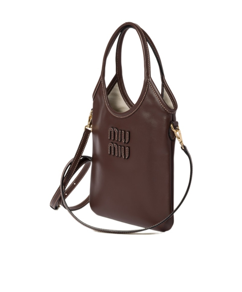 Miu Miu Ivy Leather Handbag