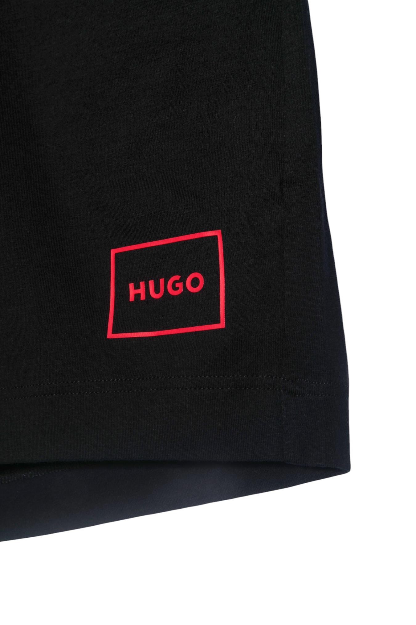 Hugo Boss Logo Shorts In Black