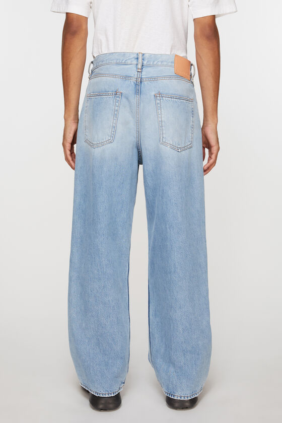 Acne Studios Mid-rise Wide-leg Jeans In Blue