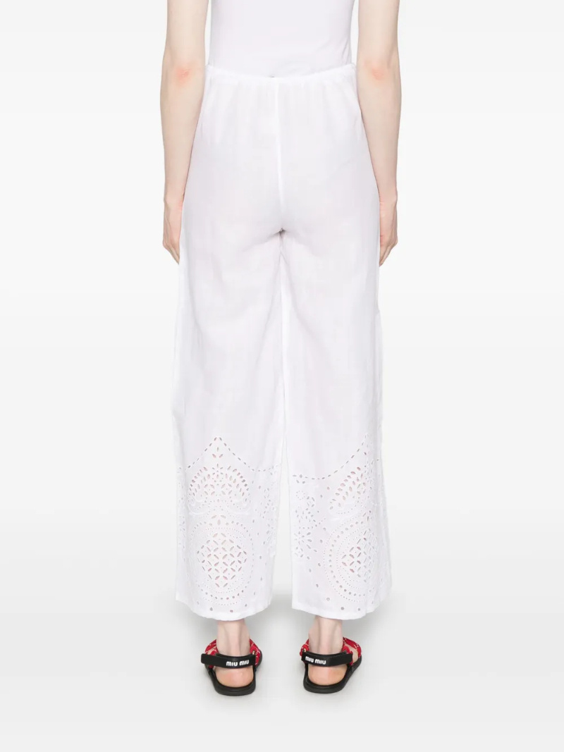 Bode Belvoir Trousers In White