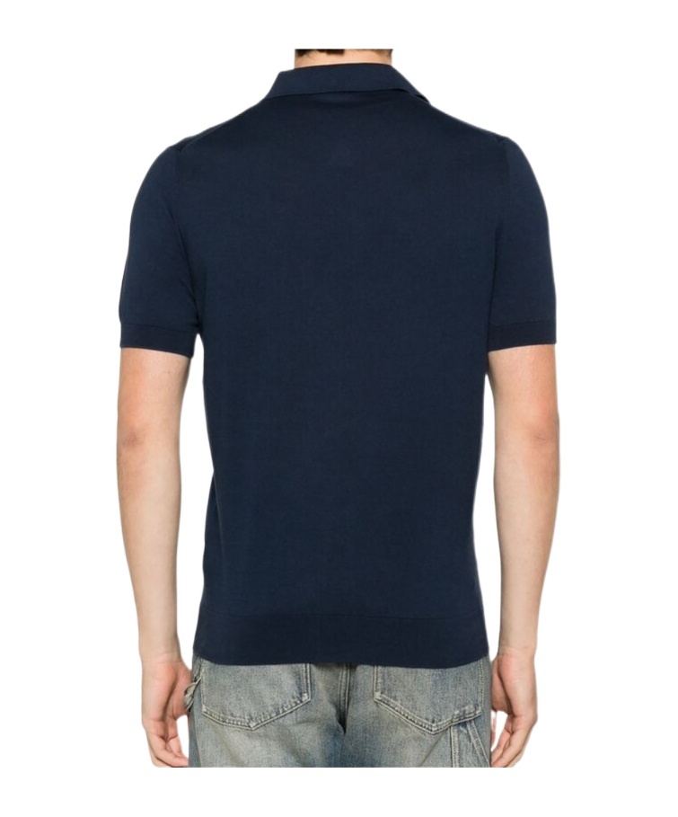 Fedeli Short-sleeved Sweater In Black