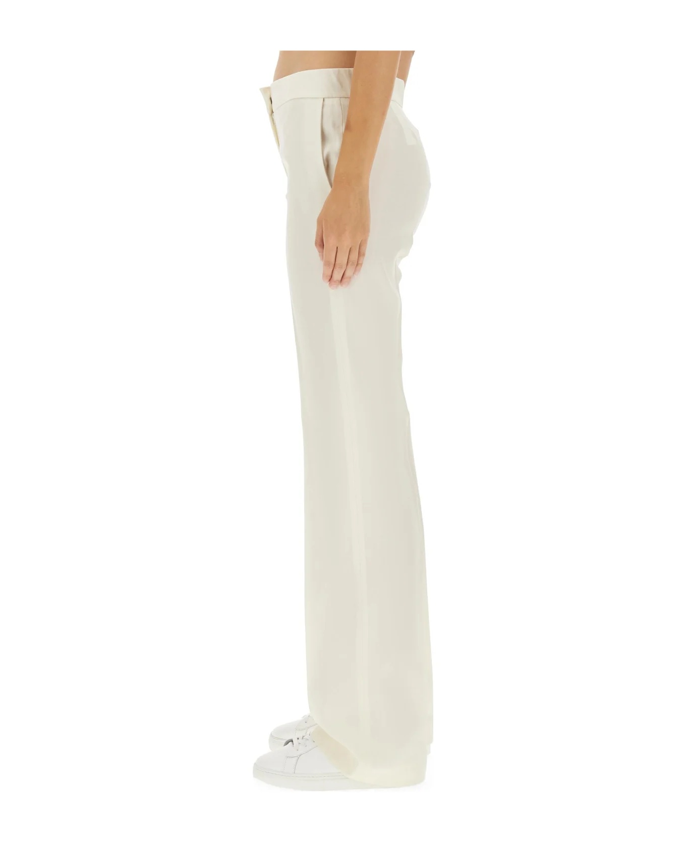 FABIANA FILIPPI ZIPPER PLEATED CASUAL PANTS