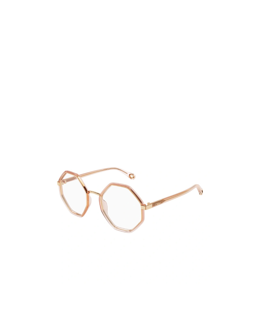 Chloé Hexagonal-shaped Frame Glasses In White