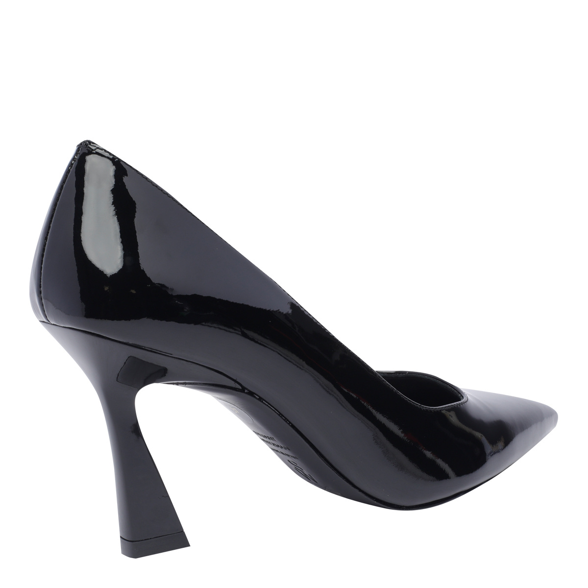Stuart Weitzman 85mm Patent-finish Pumps In Black