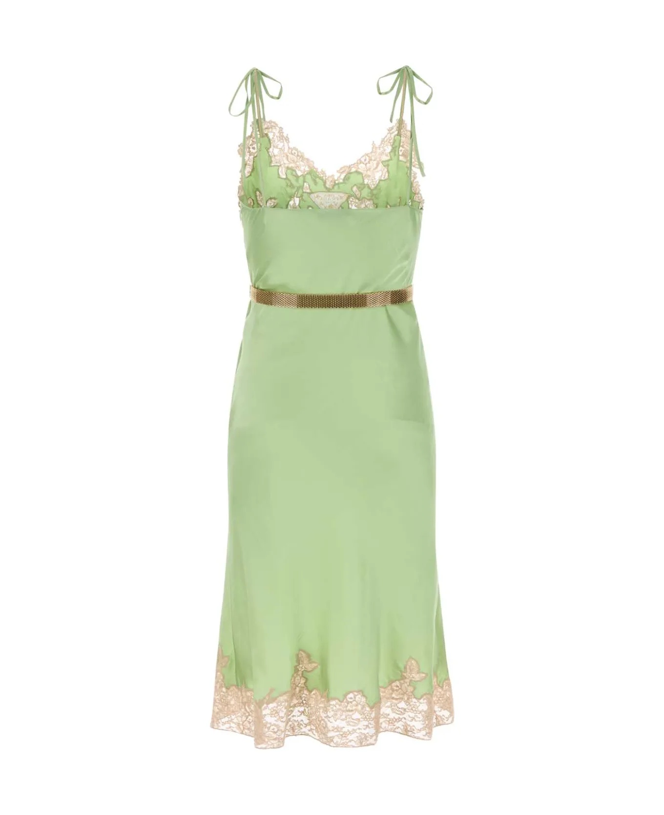Prada Suspender Dress In Multi