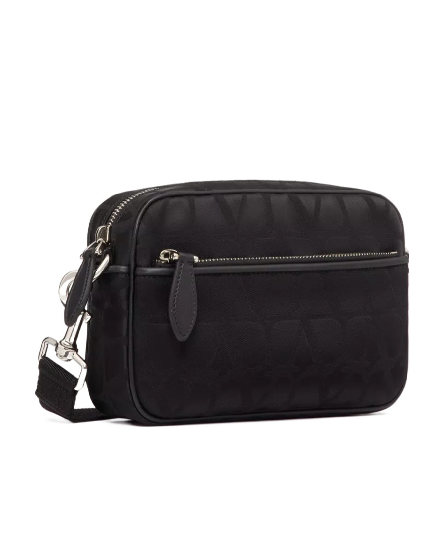 Valentino Borsa A Spalla Toile Iconographe In Black