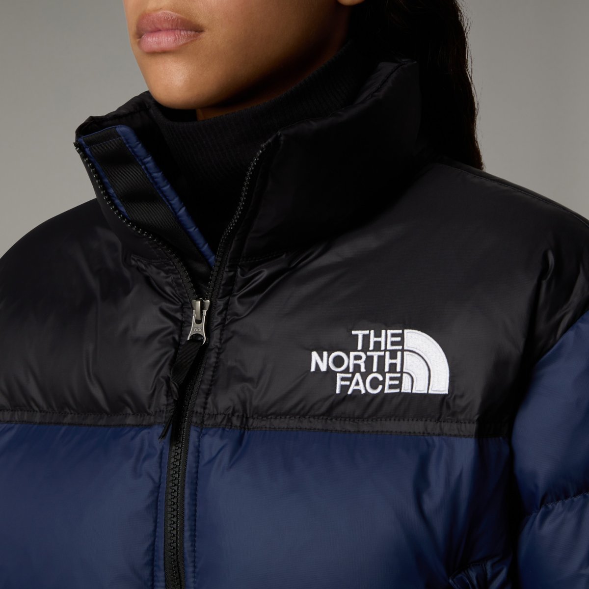 The North Face Nuptse Short Down Jacket In Black