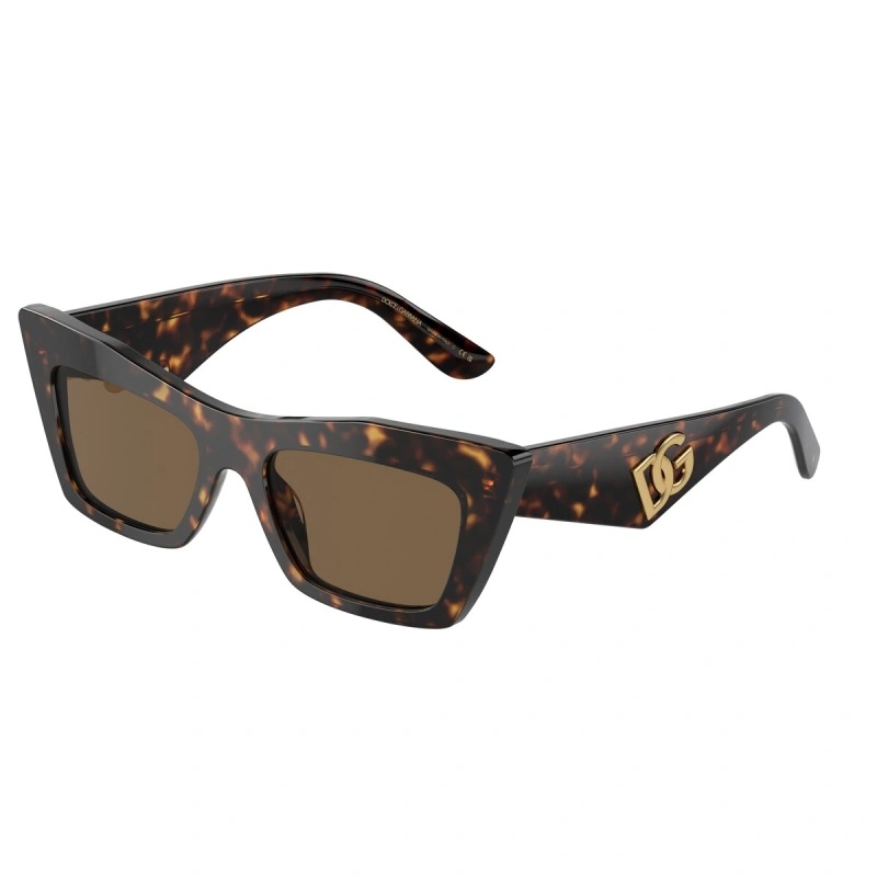 Dolce & Gabbana Dg4435 Cat-eye Frame Acetate Sunglasses In Brown