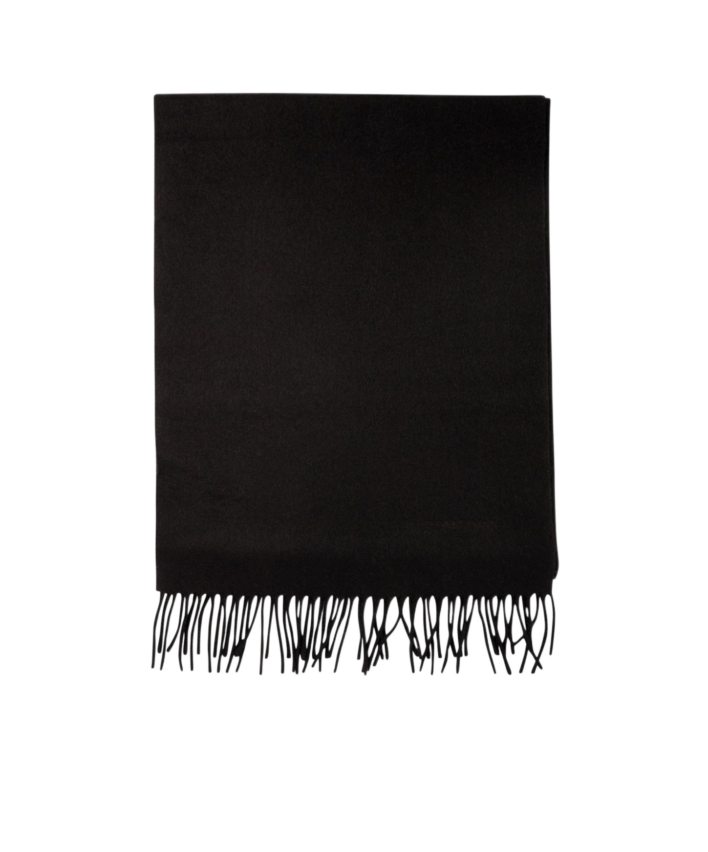 Tom Ford Fringed Scarf In Black