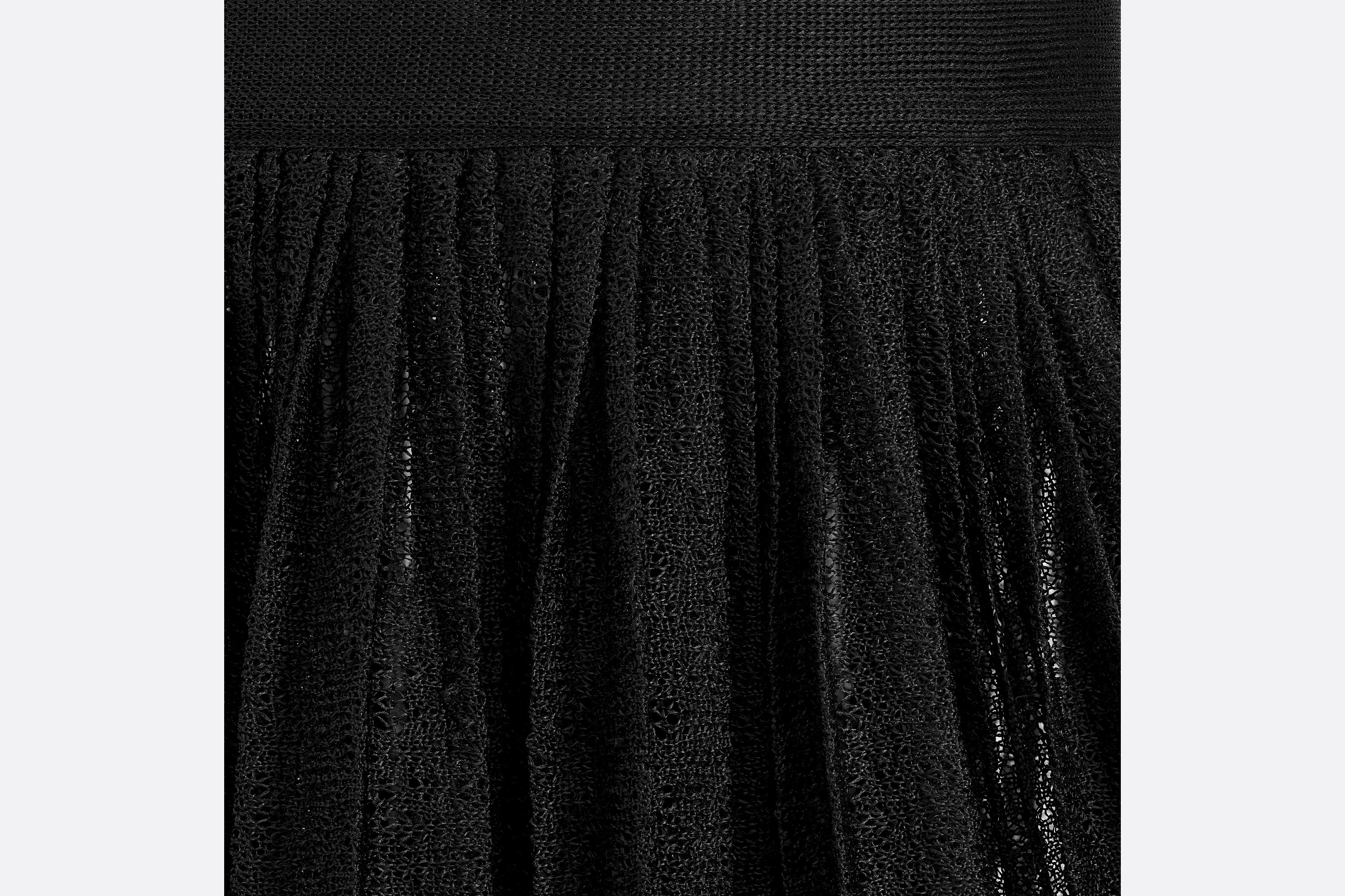 Dior Asymmetrical Skirt In Black