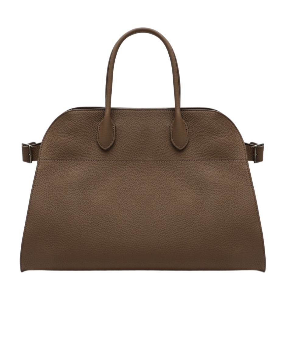 The Row Logo Handbag In Brown